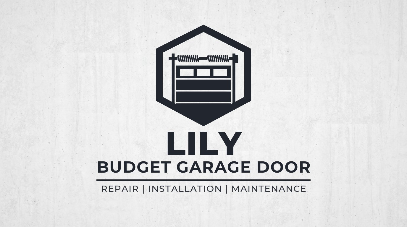 Lily Budget Garage Door Logo